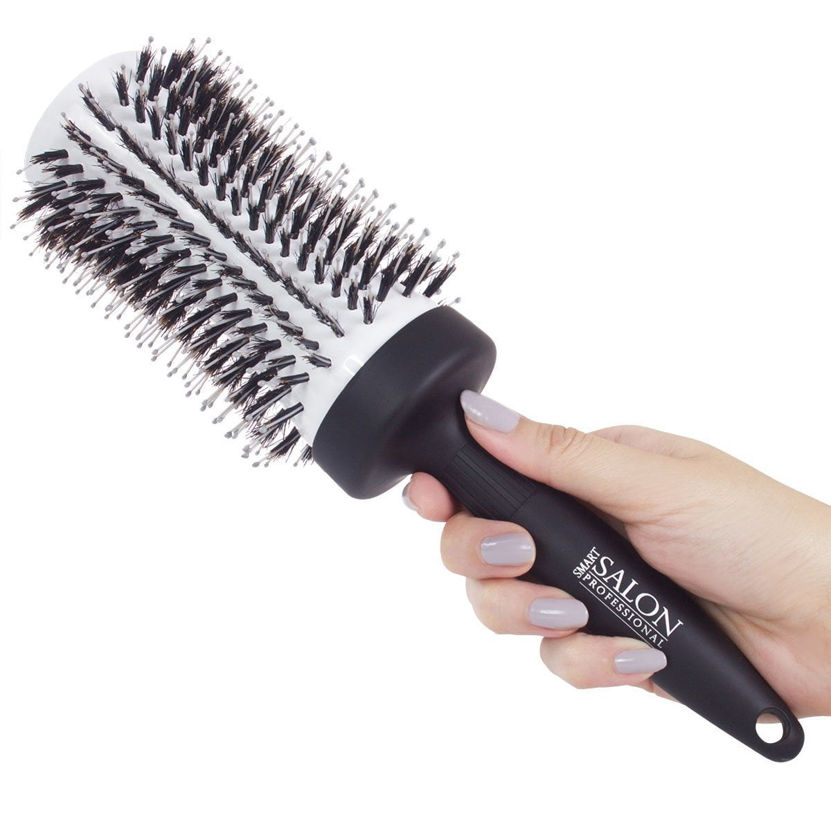 Boar Bristle Blow Dry Brush - Hourglass Dual Pin Range - Size 53mm (Large) - Smart Salon Professional