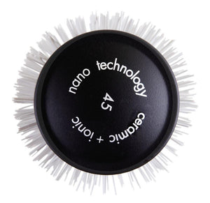 Round Ceramic Blow Dry Brush - (Medium) - Ideal For Mid/Long Length Hair Styles. 45mm Diameter. - Smart Salon Professional